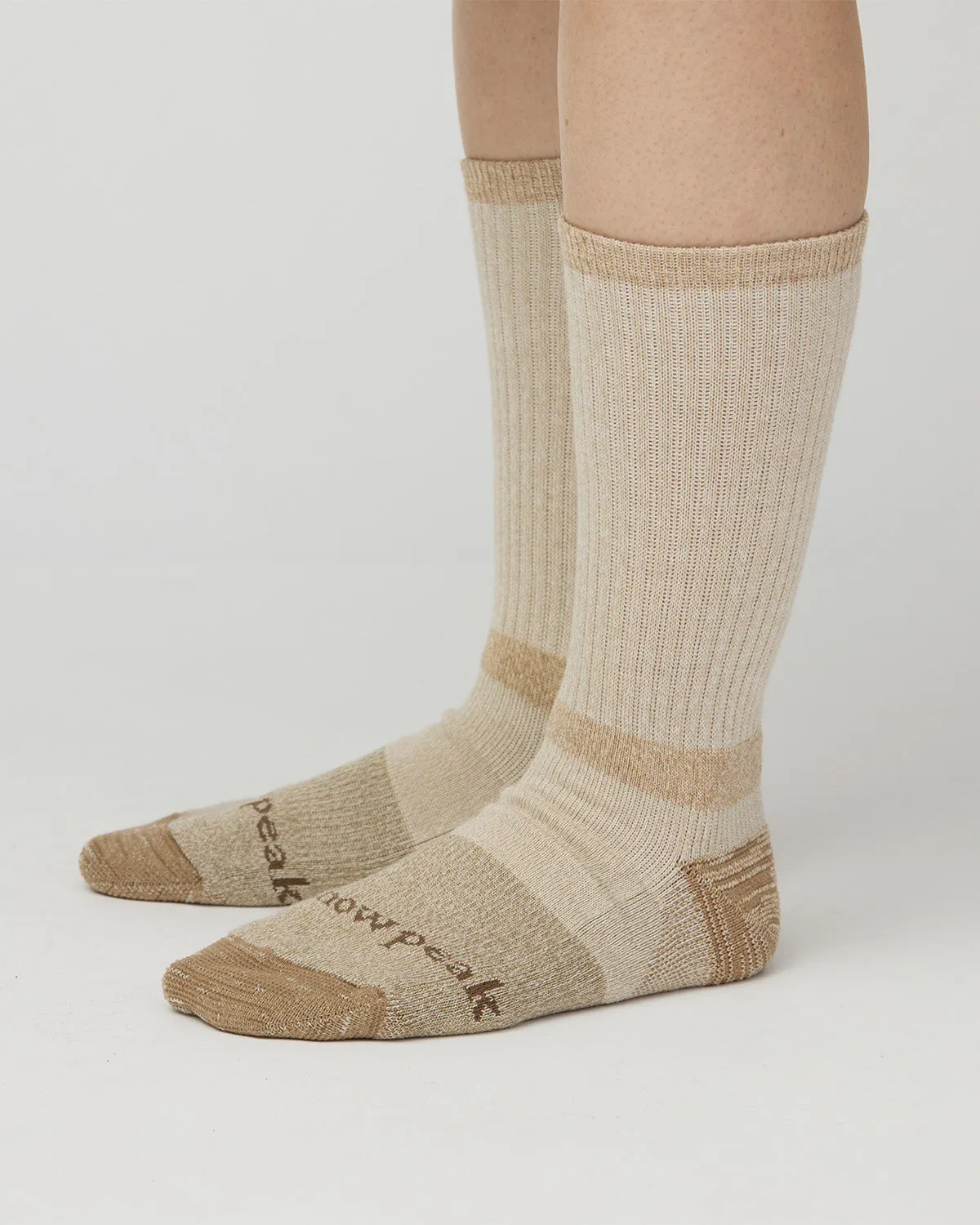 Snow Peak Wool Blend Multi Color Socks ullsokker i ullblanding