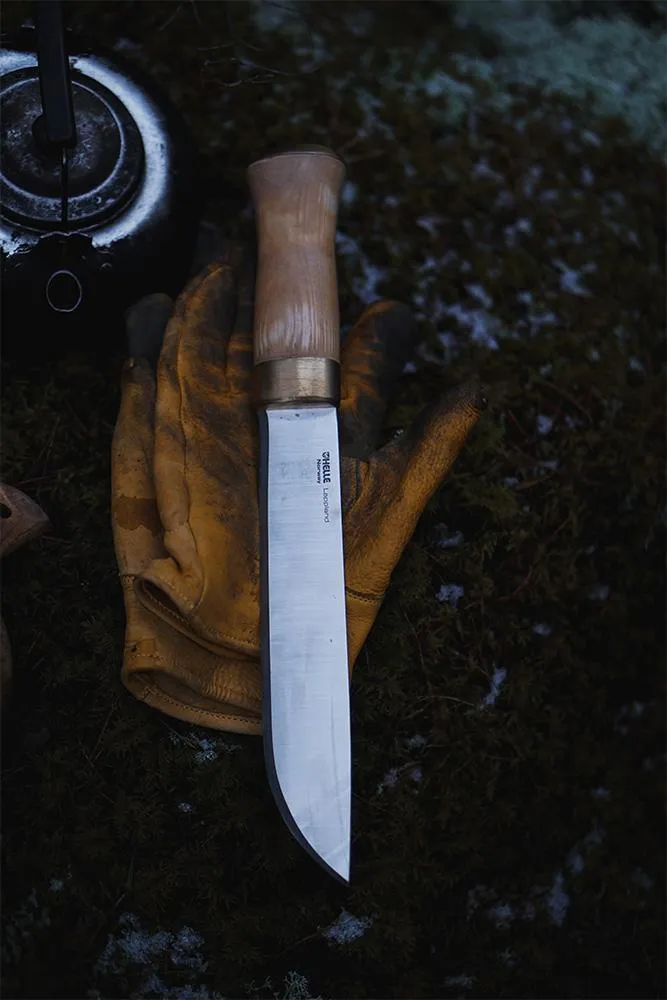 Helle Lappland samekniv 214 mm rustfritt