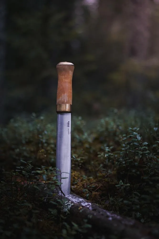 Helle Lappland samekniv 214 mm rustfritt