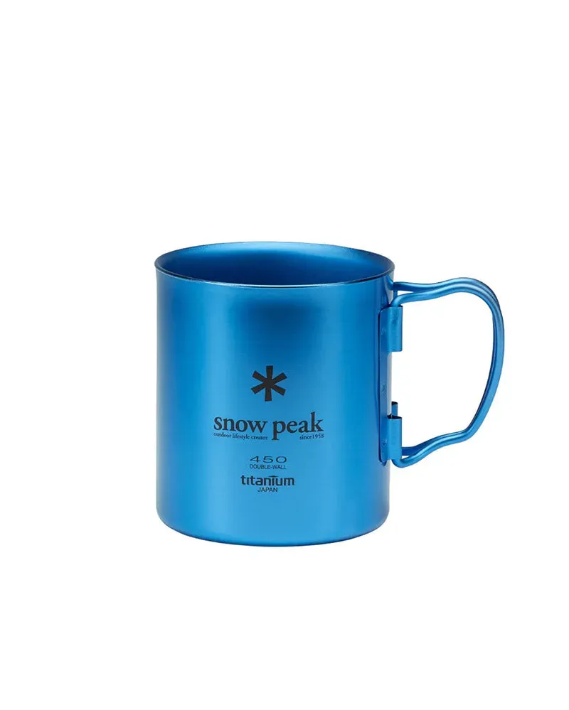 Snow Peak Ti-Double 450 turkopp i titan 450 ml