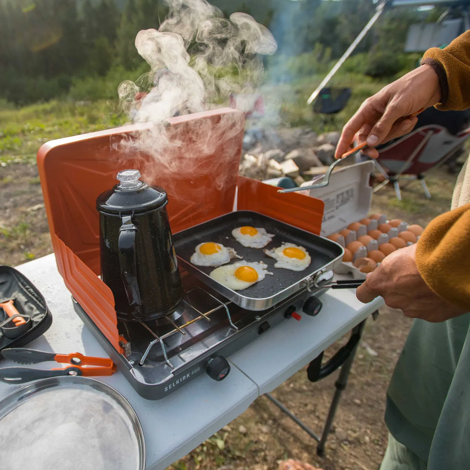 GSI Outdoor Bugaboo Ceramic 10" stekepanne firkantet non-stick