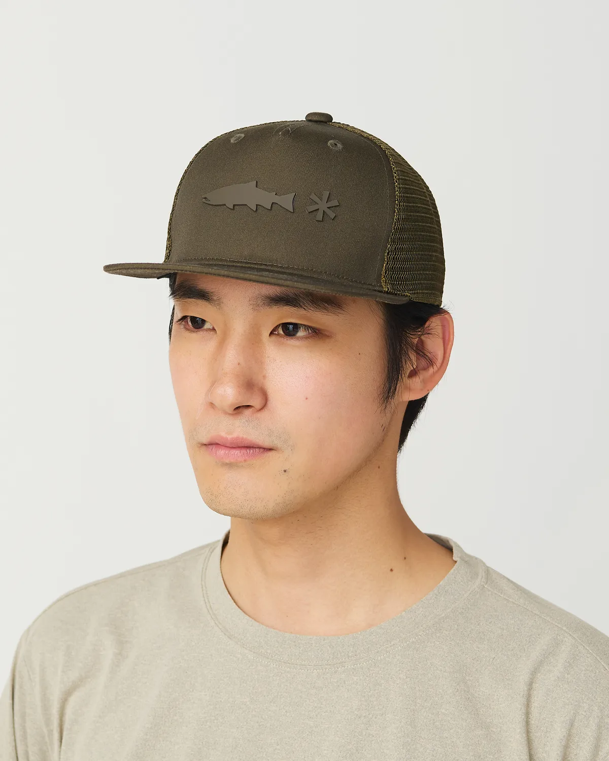 Snow Peak Flat Mesh Cap caps med flat brem
