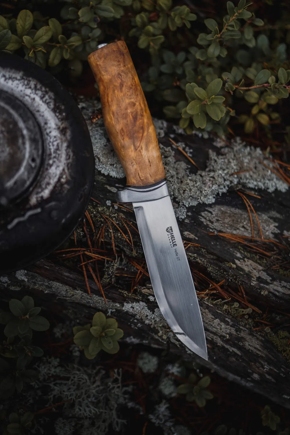 Helle GT 14C28N turkniv med masurbjørk