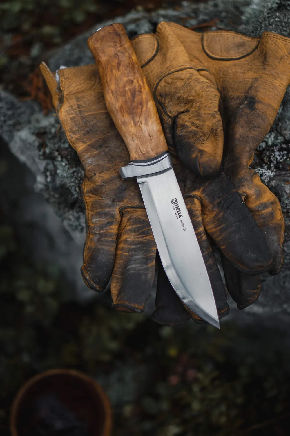 Helle GT 14C28N turkniv med masurbjørk