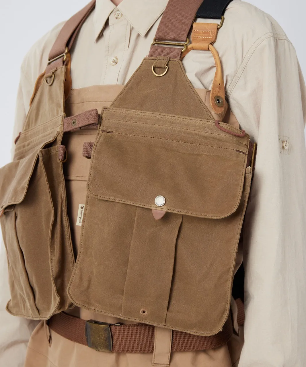 Snow Peak Fishing Big Game Vest fiskevest oljet bomull