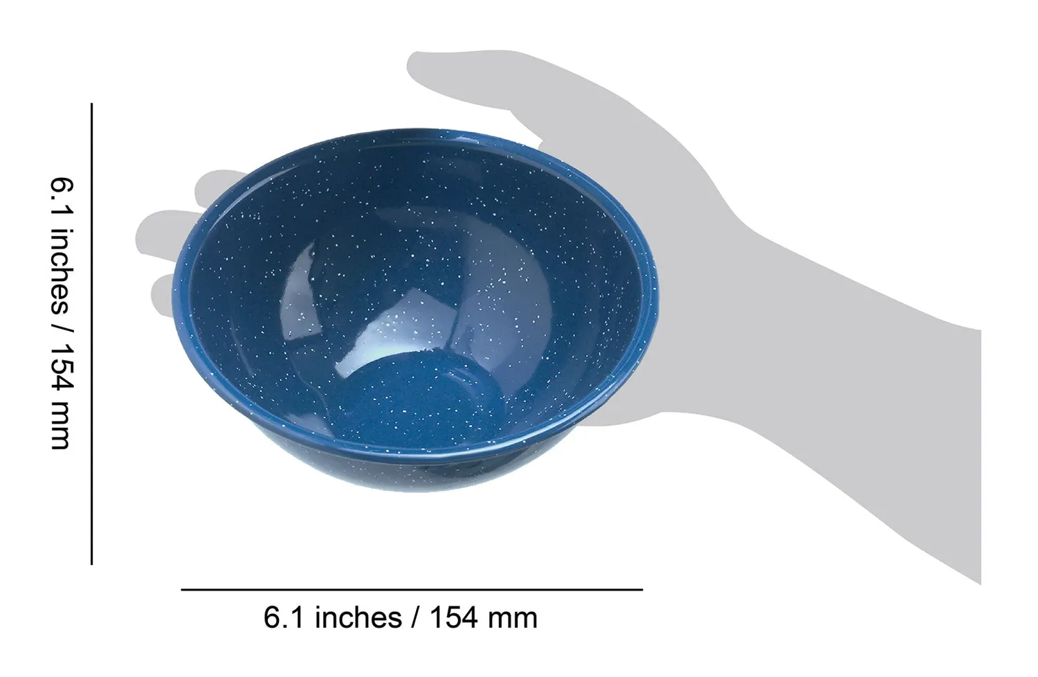 GSI Outdoor 6 Mixing Bowl emaljeskål