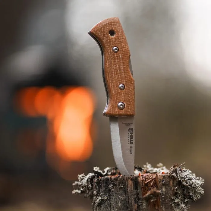 Helle Berget Micarta foldekniv