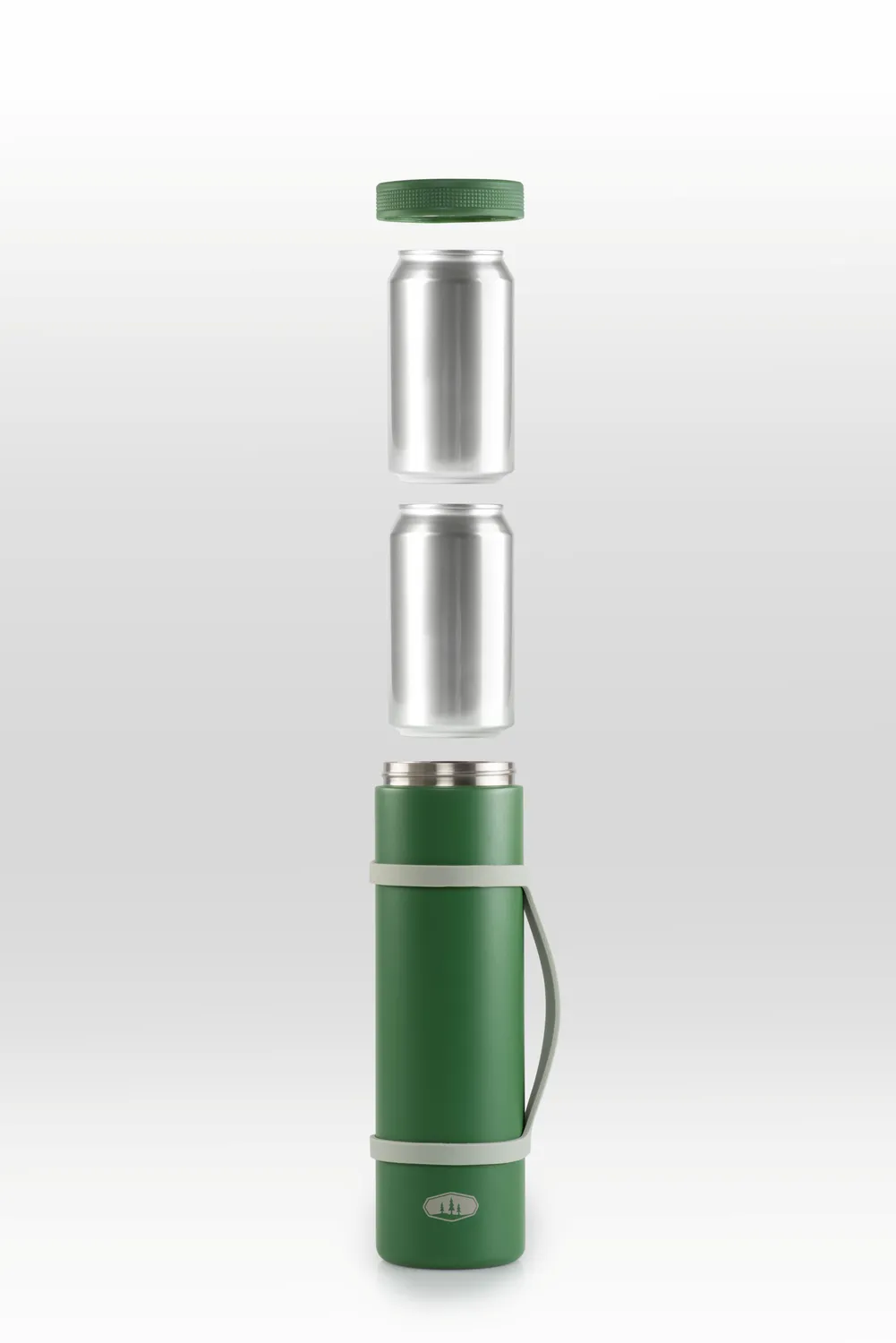 GSI Outdoor 2 Can Cooler Stack kjølebag 2 bokser isolert