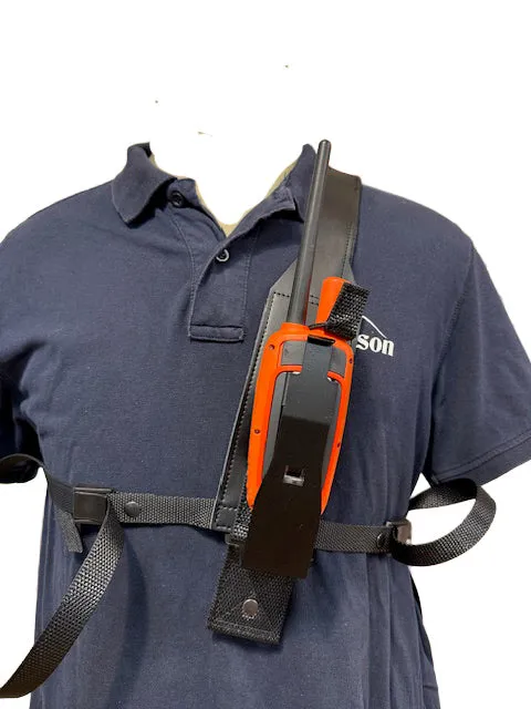 Edvardson Bæresele med GPS-feste i nylon og lær