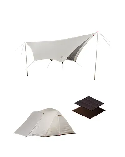 Snow Peak Alpha Breeze Takibi Tarp Hexa Set teltsett 4 personer