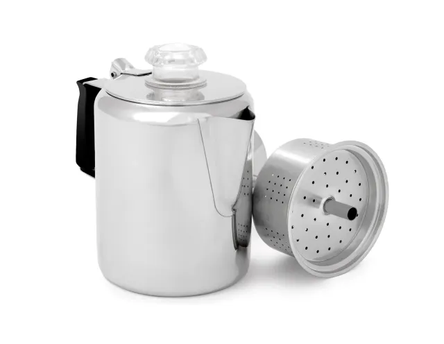 GSI Outdoor Glacier Stainless Coffee Percolator kaffekjele