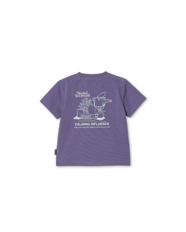 Snow Peak Kids T-skjorte bomullsblanding UV