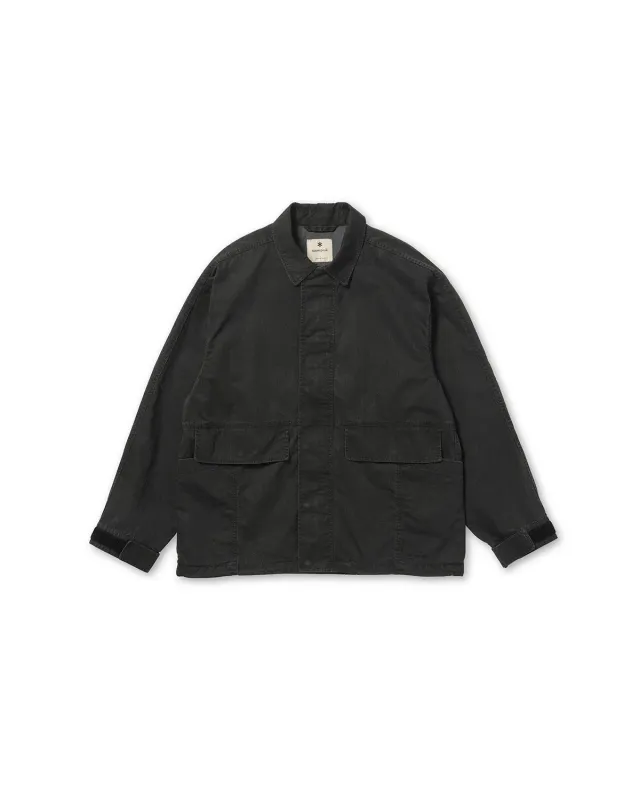 Snow Peak Pigment Washed jakke ripstop bomull