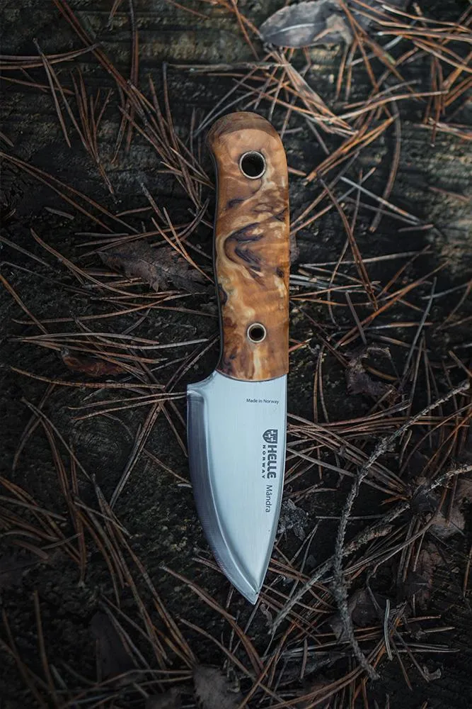 Helle Mândra overlevelseskniv 69 mm laminert