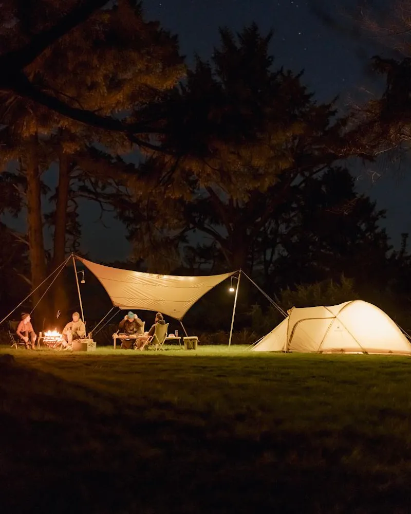 Snow Peak Amenity Dome telt ivory 4-personers