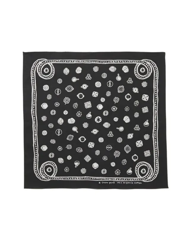 Snow Peak Organic Cotton bandana i bomull