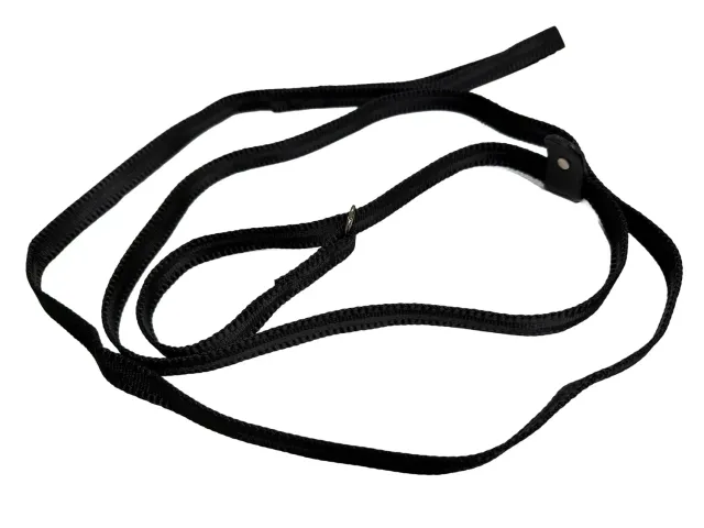 Edvardson retrieverkobbel flat 15 mm svart 190 cm