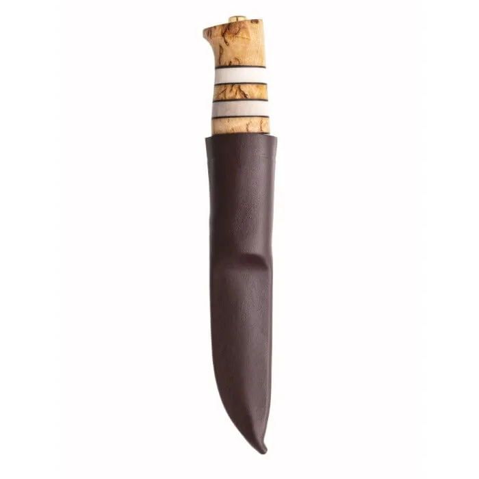 Helle Arv turkniv horn bjørk 87 mm