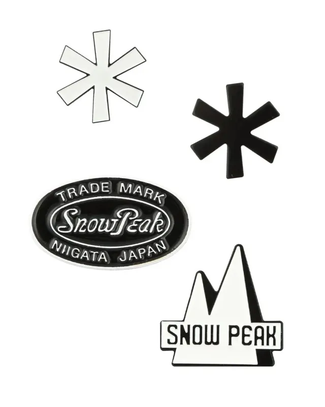 Snow Peak Logo Series emaljepinne hard emalje