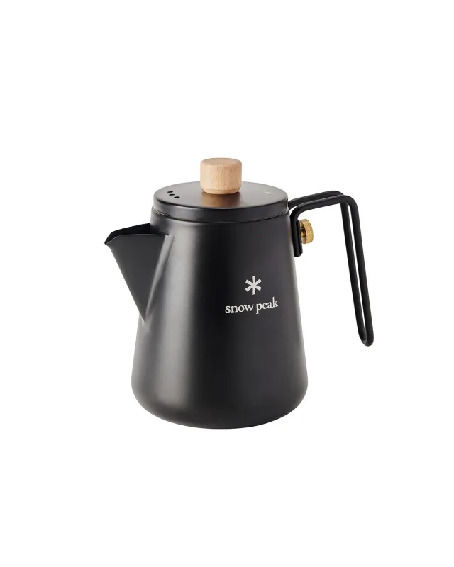 Snow Peak Field Barista Kettle turkjele svart stål