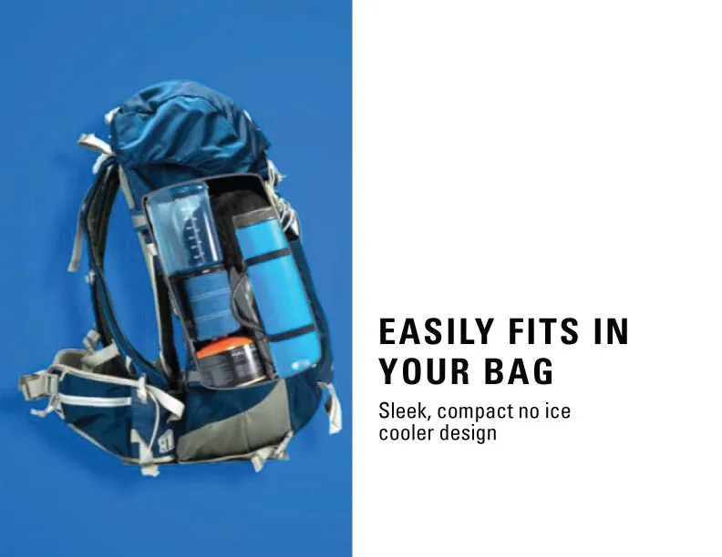 GSI Outdoor 2 Can Cooler Stack kjølebag 2 bokser isolert