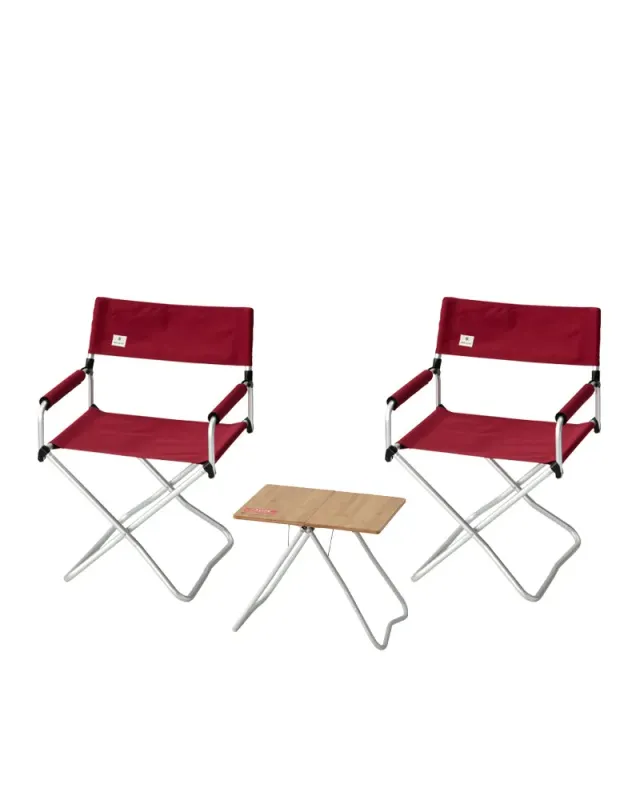 Snow Peak Red Lounge Set campingmøbelsett