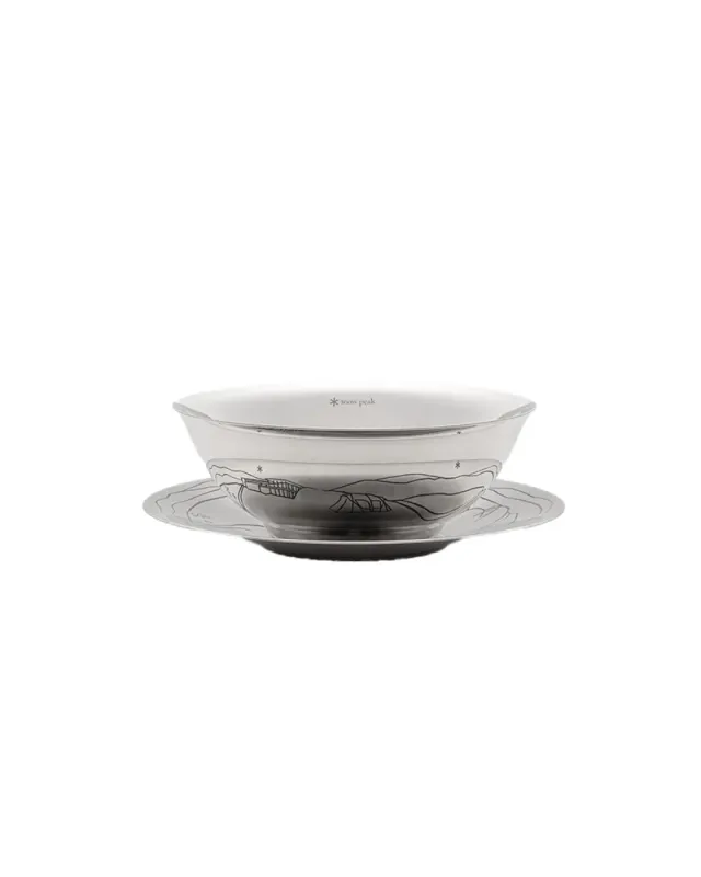 Snow Peak Metal Rice Bowl risskål speilpolert stål