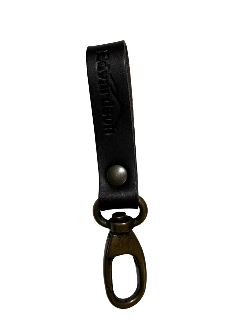 Edvardson dangler i lær med karabinkrok 50 mm