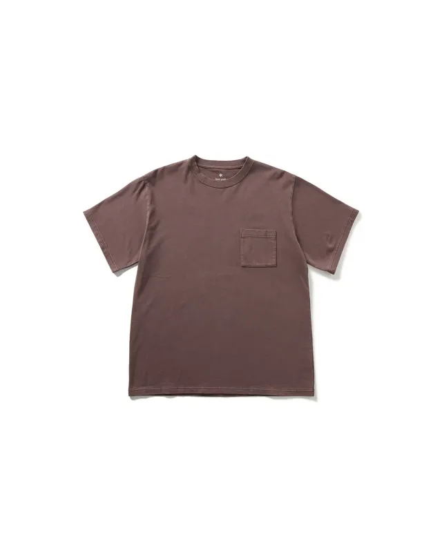 Snow Peak Garment Dyed T-skjorte pigmentfarget
