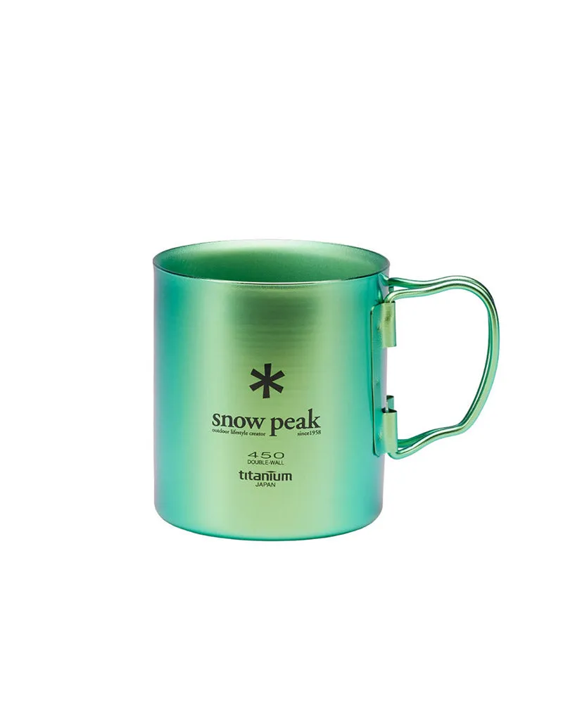 Snow Peak Ti-Double 450 turkopp i titan 450 ml