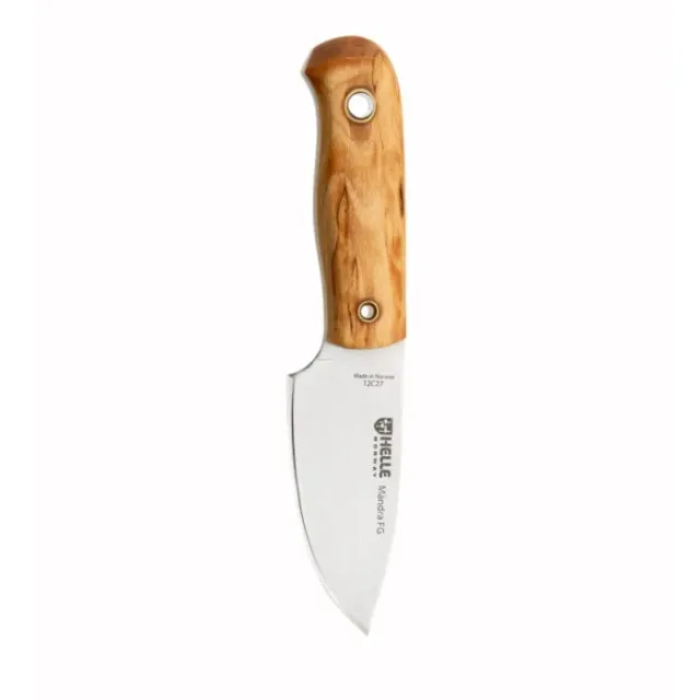Helle Norway Mandra FG kniv med lærslire