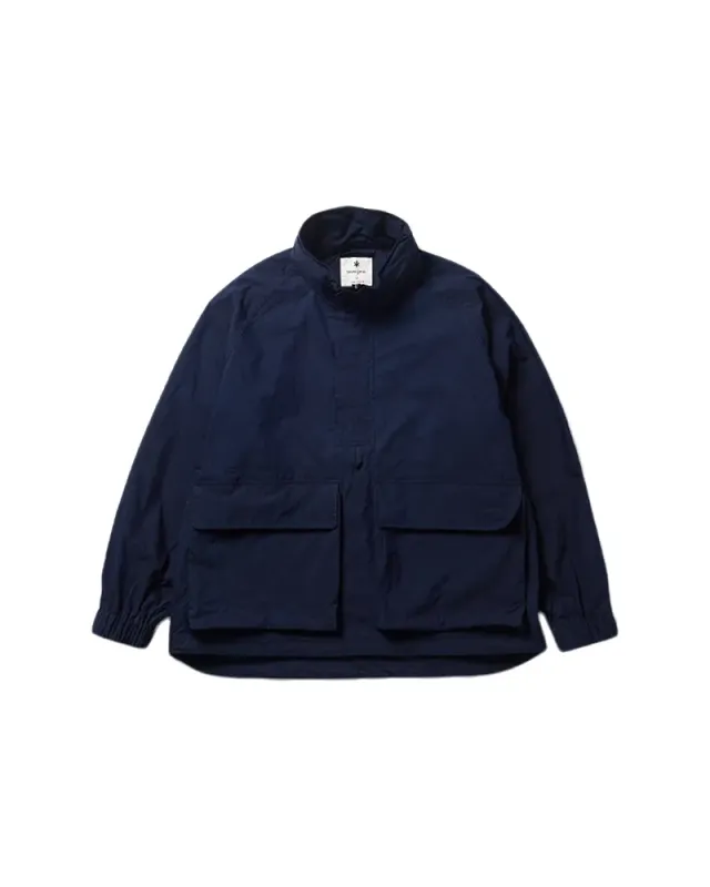 Snow Peak Indigo C/N Anorak anorakk bomull