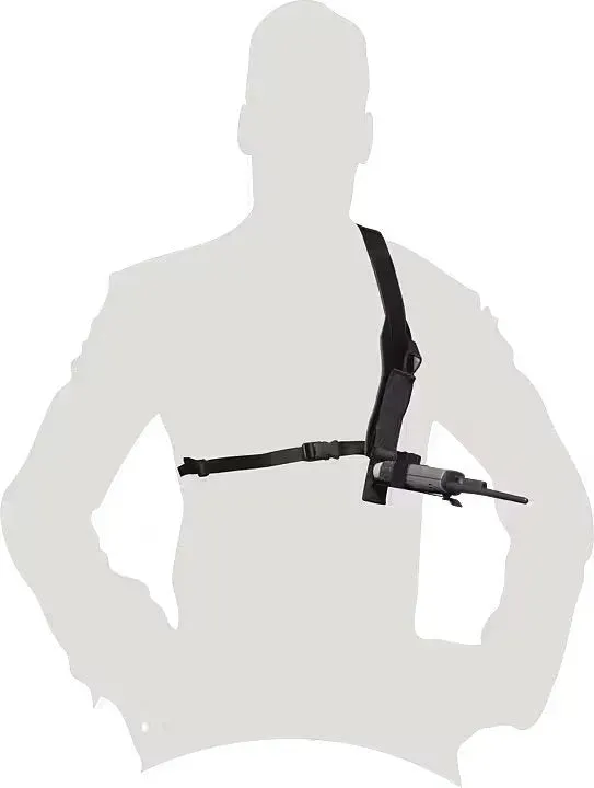 Edvardson Bæresele med GPS-feste i nylon og lær