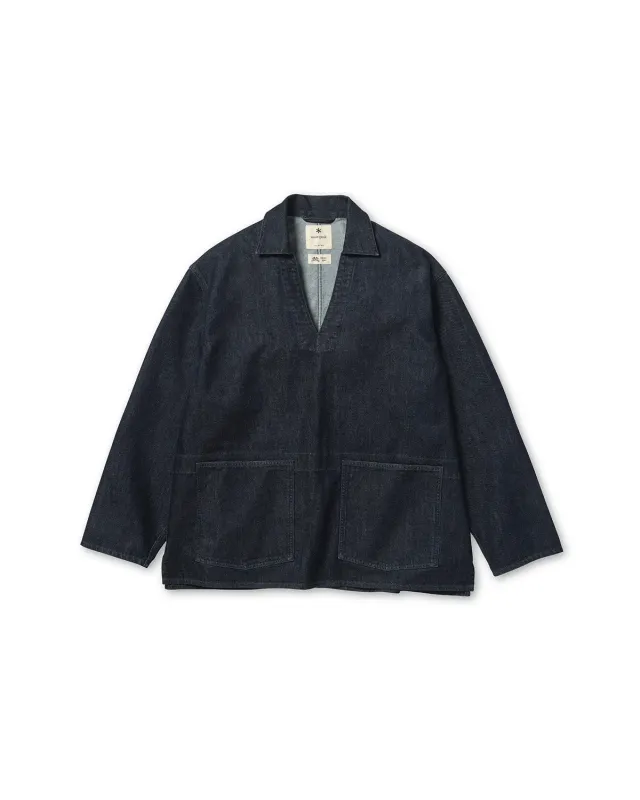 Snow Peak Takibi Denim Pullover genser flammehemmende